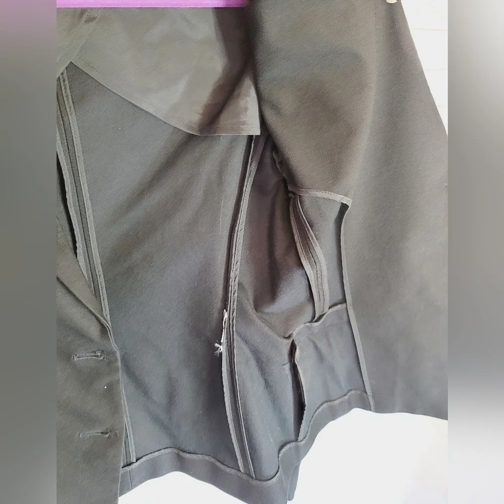 ROLAND MOURET FOR BANANA REPUBLIC BLACK BLAZER JACKET, SZ 6
